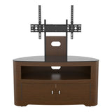 AVF Affinity Blenheim 100cm Walnut Curved TV Stand with Mount