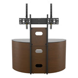 AVF Affinity Blenheim 100cm Walnut Curved TV Stand with Mount