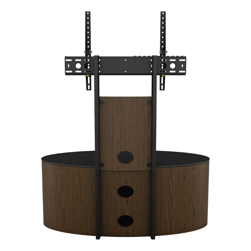 AVF Affinity Buckingham 1m Oval TV Stand with Mount - Walnut