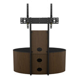 AVF Affinity Buckingham 1m Oval TV Stand with Mount - Walnut