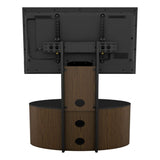 AVF Affinity Buckingham 1m Oval TV Stand with Mount - Walnut