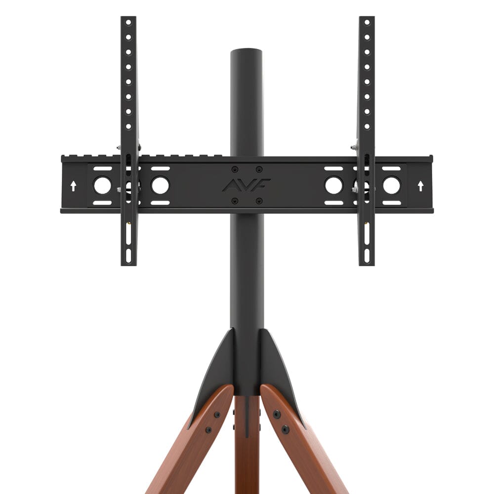 AVF FSL1000HOXDWB Dark Wood Hoxton Tripod TV Stand with Shelf