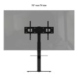 AVF FSL550LFBB: AVF Loft All-in-One Column TV Stand (Black)