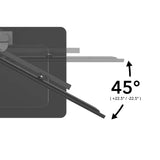 AVF FSL550LFBB: AVF Loft All-in-One Column TV Stand (Black)