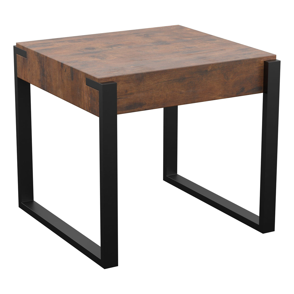 AVF Ridgewood 50cm Wide Rustic Dark Wooden Side Table (FT50RIDDW)