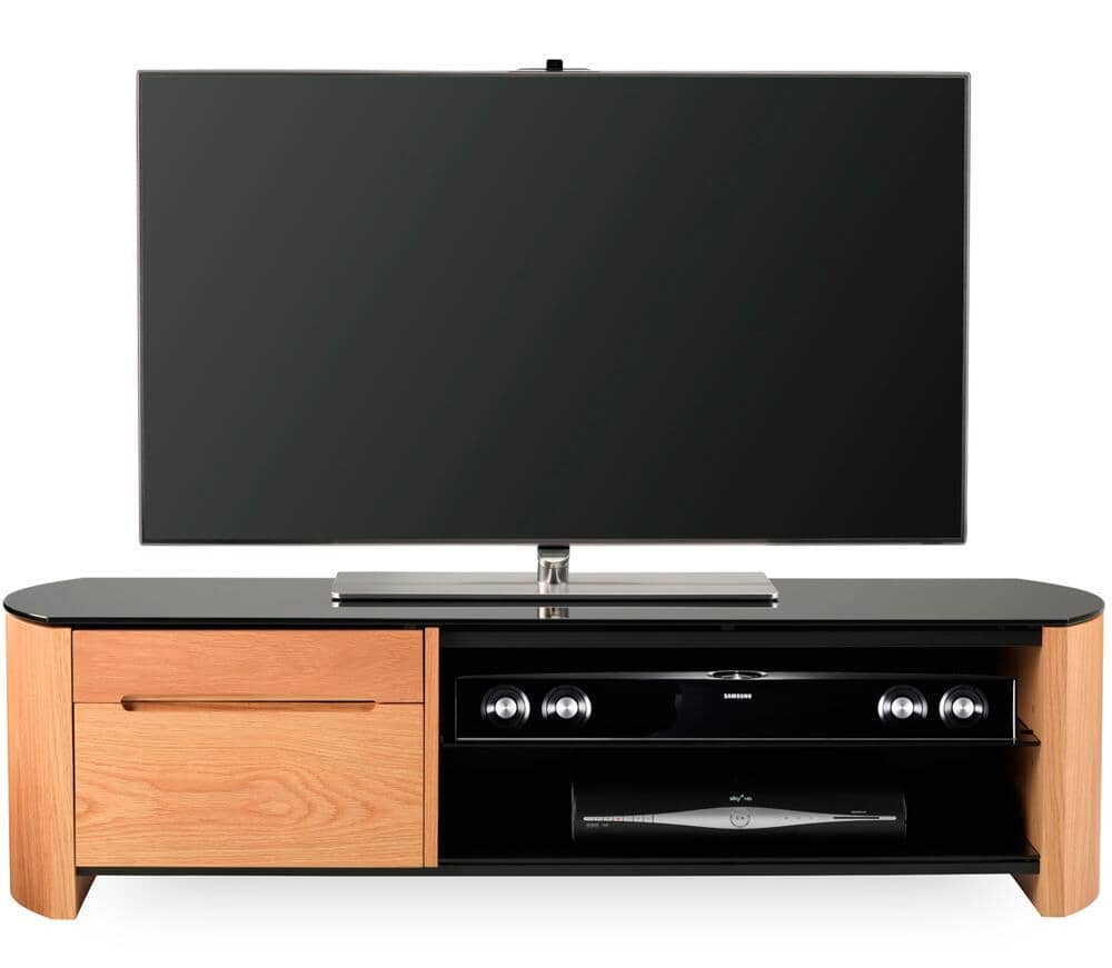 Alphason Finewoods FW1350CB-LO Light Oak TV Stand
