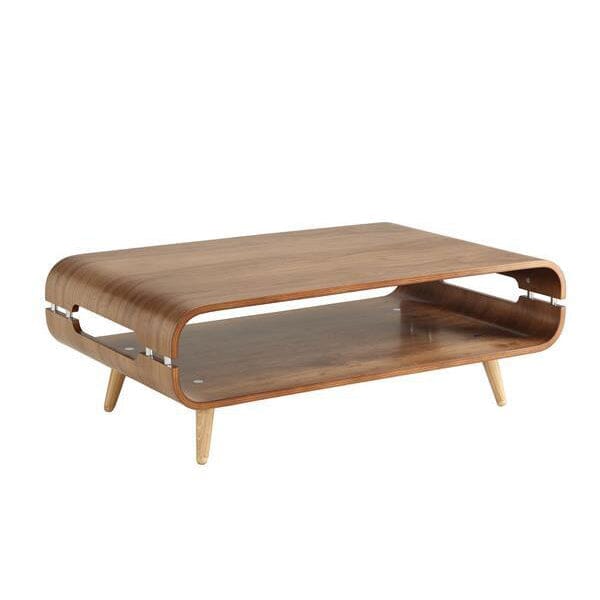 Jual Havana Curved Walnut Coffee Table (JF703)