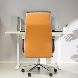 TTAP London Cream Leather Faced Office Chair