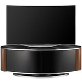 MDA Designs Luna Walnut Oval TV Cabinet