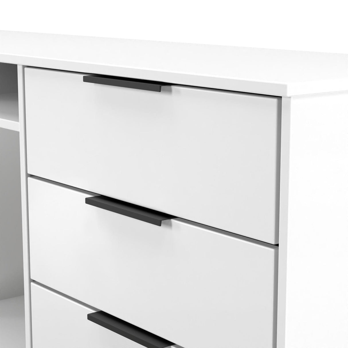Welcome Furniture Matt White Hong Kong 6 Drawer TV Cabinet HKB247WMWM
