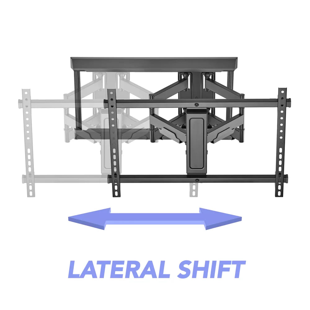 AVF OHL665: Full Motion TV Wall Mount for TV's up to 80"
