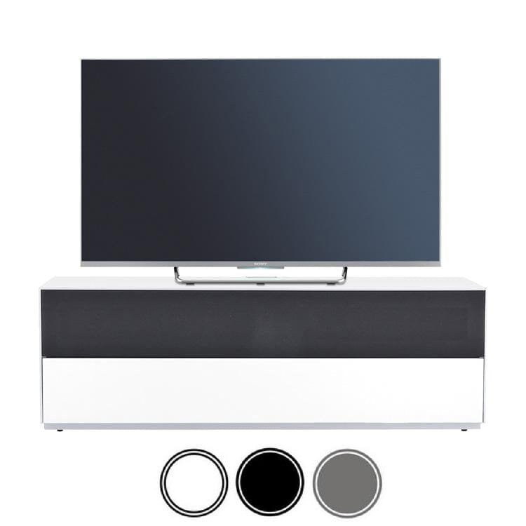 Optimum Project 1300FG Enclosed TV Cabinet with Half Fabric Front