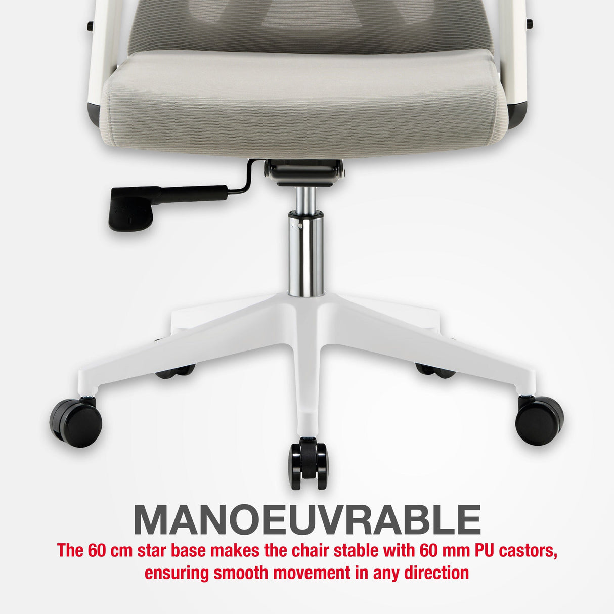 TTAP Oxford Grey Mesh Office Chair