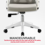 TTAP Oxford Grey Mesh Office Chair