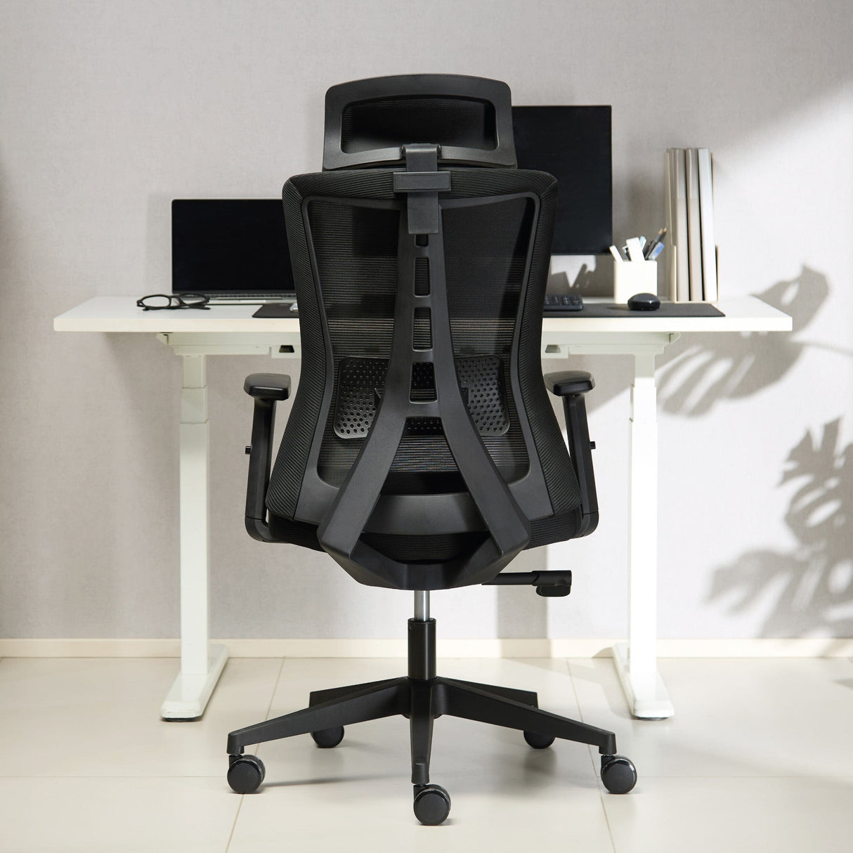 TTAP Oxford Plus Black Mesh Office Chair