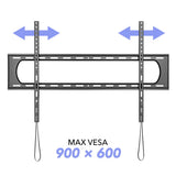 AVF PHL900: Flat to Wall HEAVY DUTY TV Wall Mount for TV's up to 100"