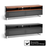 AVF Panorama PM160+ Black Oak and Piano Gloss Black TV Cabinet (PM160WBX)