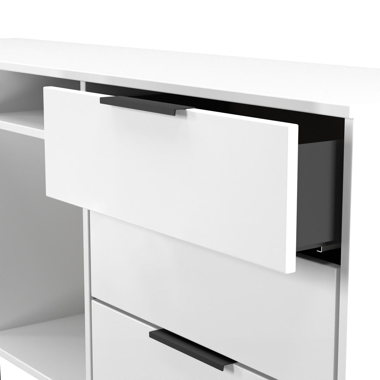 Welcome Furniture Matt White Hong Kong 6 Drawer TV Cabinet HKB247WMWM