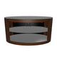 AVF Affinity Buckingham 80cm Walnut Oval TV Stand for TVs up to 40"
