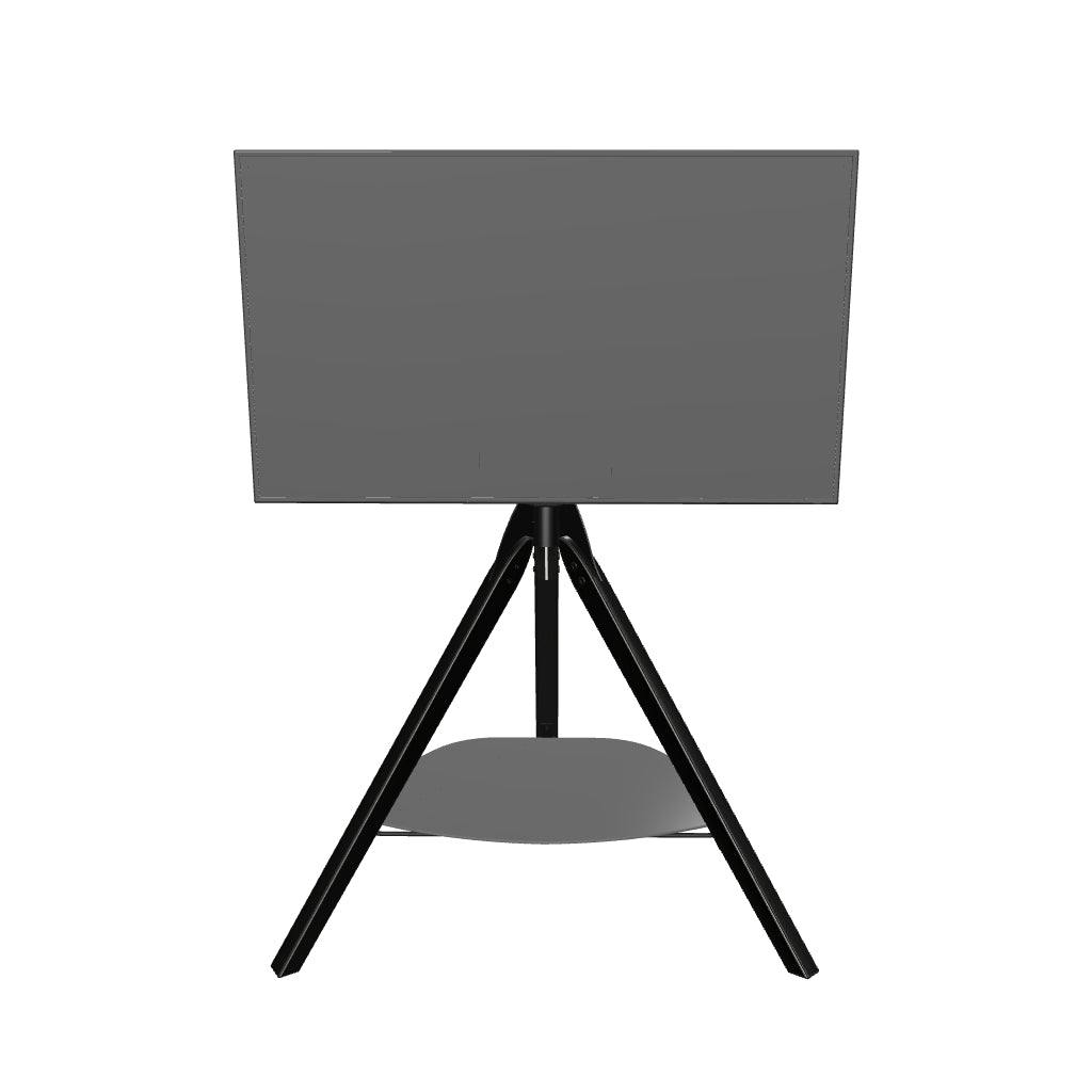 AVF FSL1000HOXBB Black Hoxton Tripod TV Stand with Shelf