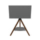 AVF FSL1000HOXDWB Dark Wood Hoxton Tripod TV Stand with Shelf
