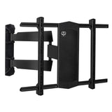 B-Tech BT8226 - Black Ultra Slim Double Arm TV Wall Mount, Tilt and Swivel