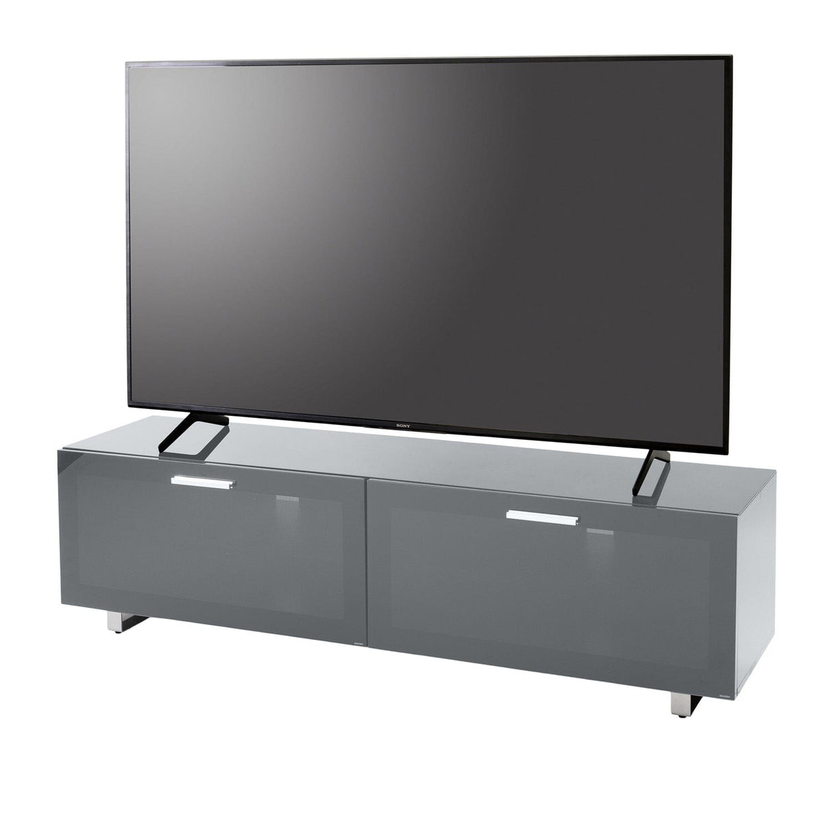 TTAP Sorrento Gloss Grey 160cm Wide TV Cabinet (SOR-1600-GRY)