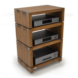 Atacama Audio Elite Eco 24 Reference 4 Shelf Hifi Rack Dark Bamboo