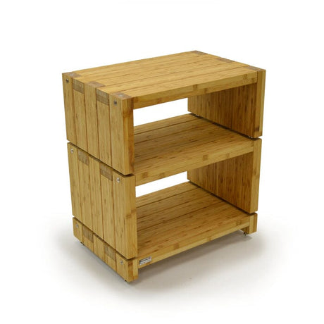 Atacama Audio Elite Eco 24 Reference 3 Shelf Hifi Rack Natural Bamboo