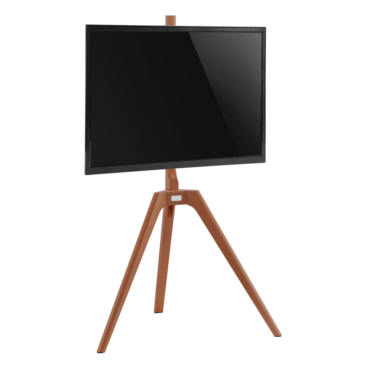 TTAP Tripod Oak TV Stand with Swivel for up to 65" TVs