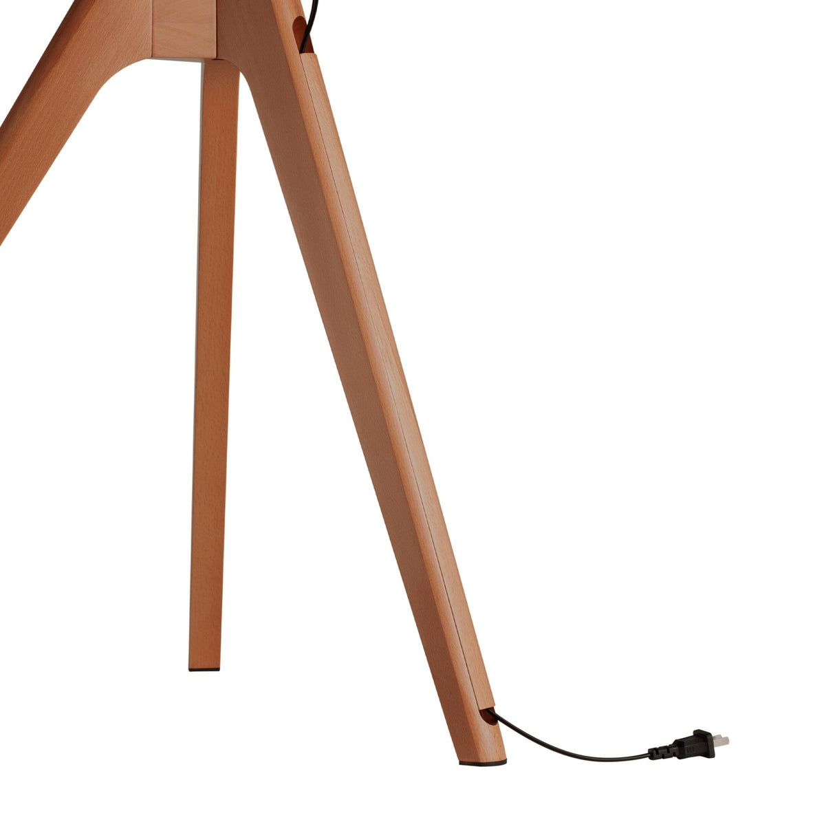 TTAP Tripod Oak TV Stand with Swivel for up to 65" TVs