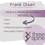 Frank Olsen Iona Grey Sideboard with Mood Lighting & Wireless Phone Charging
