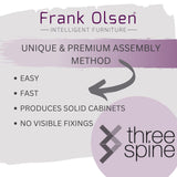 Frank Olsen Iona Grey Corner TV Cabinet with Mood Lighting for TV's up to 50"