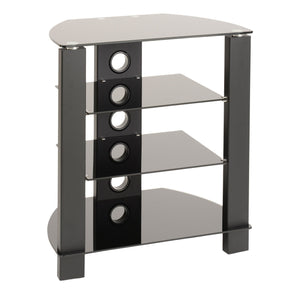 Black Glass TV Stands