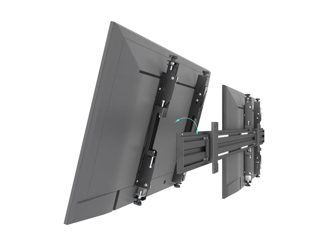 Multibrackets M Wallmount Pro Dual Flat TV Wall Bracket with Micro Adjustment
