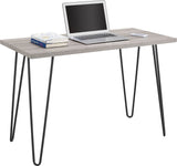Dorel Home Owen Range Retro Desk in Grey Oak