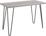 Dorel Home Owen Range Retro Desk in Grey Oak
