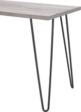 Dorel Home Owen Range Retro Desk in Grey Oak