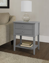 Dorel Home Franklin Range Accent Table in Grey