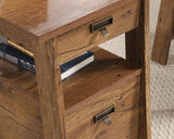 Teknik Executive Trestle Desk in Vintage Oak (5424127)