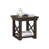 Dorel Home Wildwood Range End Table in Espresso