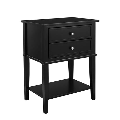 Dorel Home Franklin Range Accent Table in Black