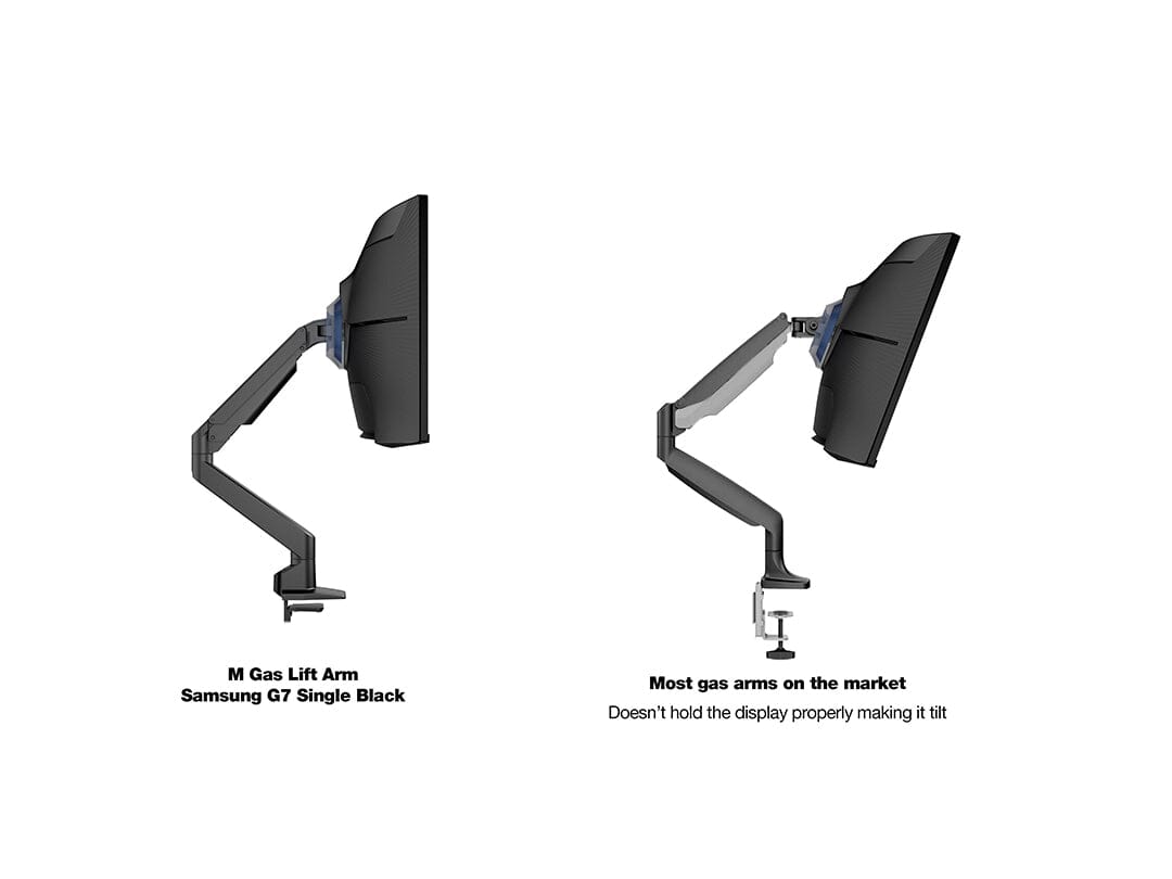 Multibrackets Gas Lift Desk Mount Monitor Arm for Samsung Odyssey G7