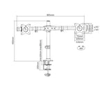 Multibrackets M Deskmount Basic Dual