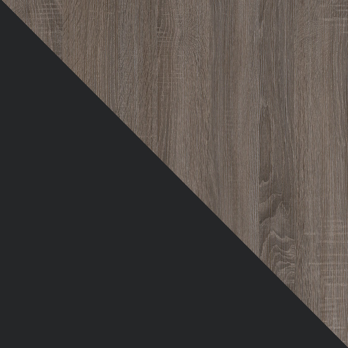 Dorel Home Carver Range Bar Cabinet in Weathered Oak and Black