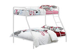 Dorel Home Single over Double Bunk Bed in White