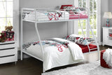 Dorel Home Single over Double Bunk Bed in White