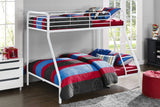 Dorel Home Single over Double Bunk Bed in White