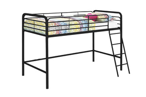 Dorel Home Single Midsleeper Bunk Bed in Black