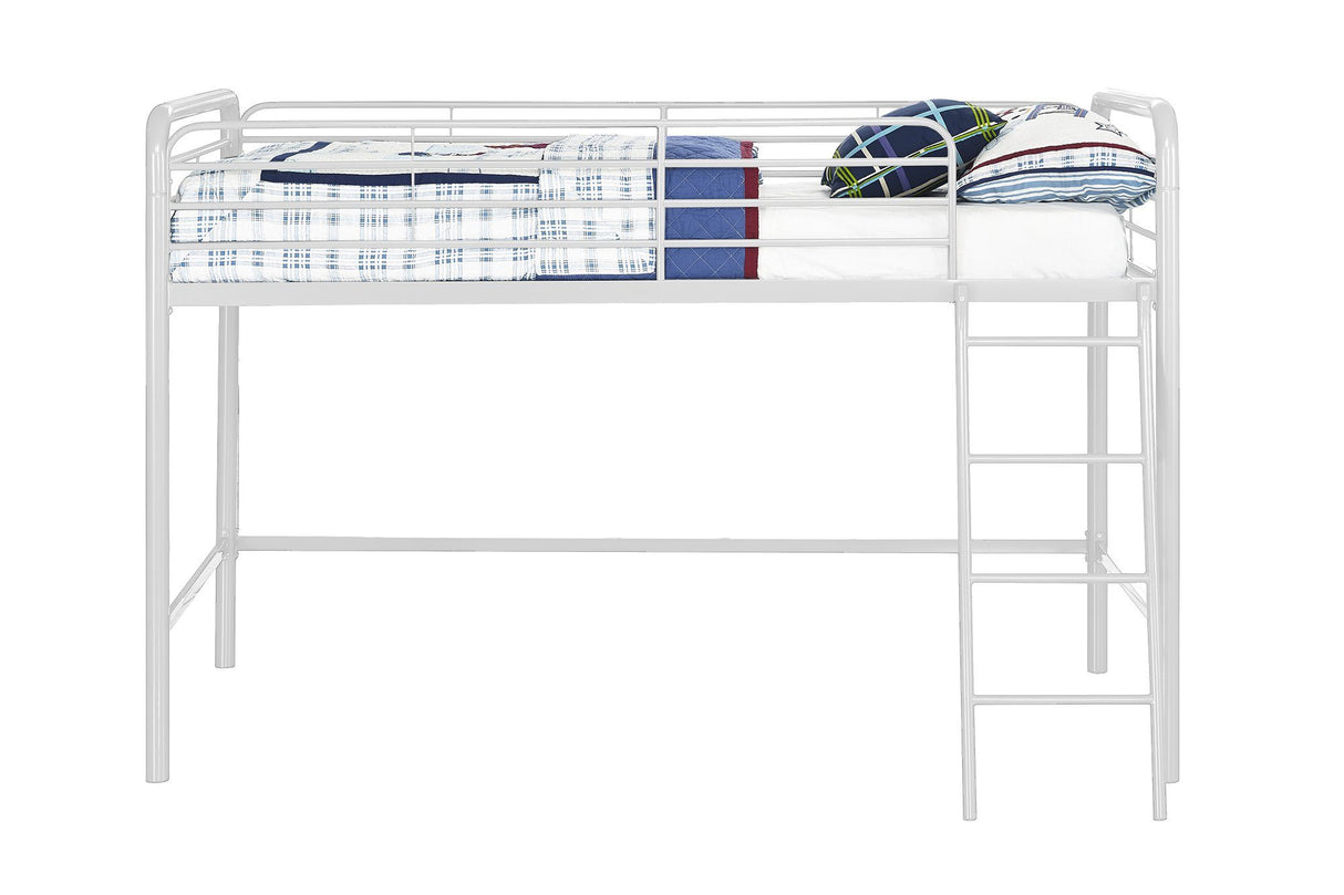 Dorel Home Single Midsleeper Bunk Bed in White